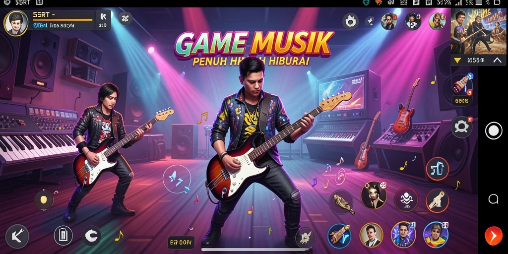 Tampilan gameplay seru dan interaktif di 55RT.