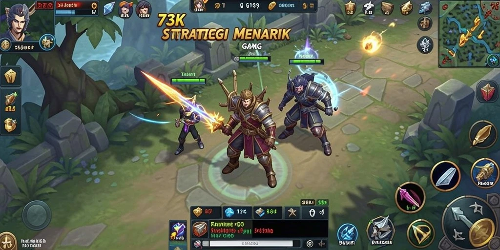 Gameplay menarik dalam dunia strategi di 73K.