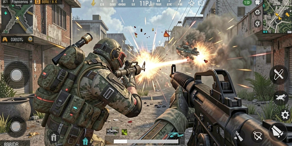 Tangkapan layar dari gameplay menegangkan di 888IDR.