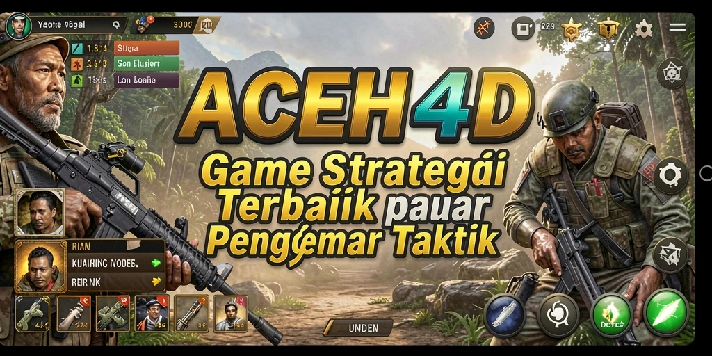 Screenshot gameplay ACEH4D yang menunjukkan pertempuran strategi yang intens.