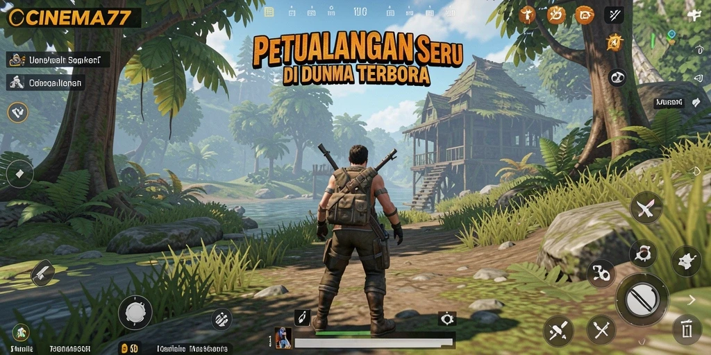 Tampilan gameplay CINEMA77 di dunia Open World yang memukau.