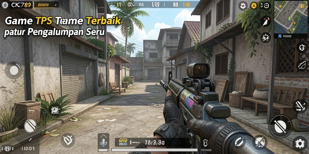 Screenshot CK789 menampilkan aksi pertempuran yang intens dan grafis yang menawan.