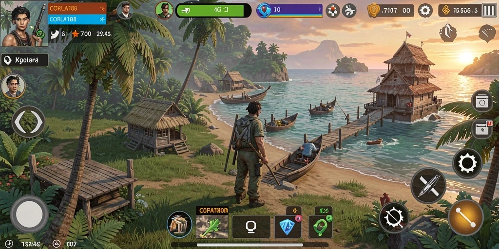 Gameplay santai yang seru dalam CORLA188, nikmati kemudahan bermain.