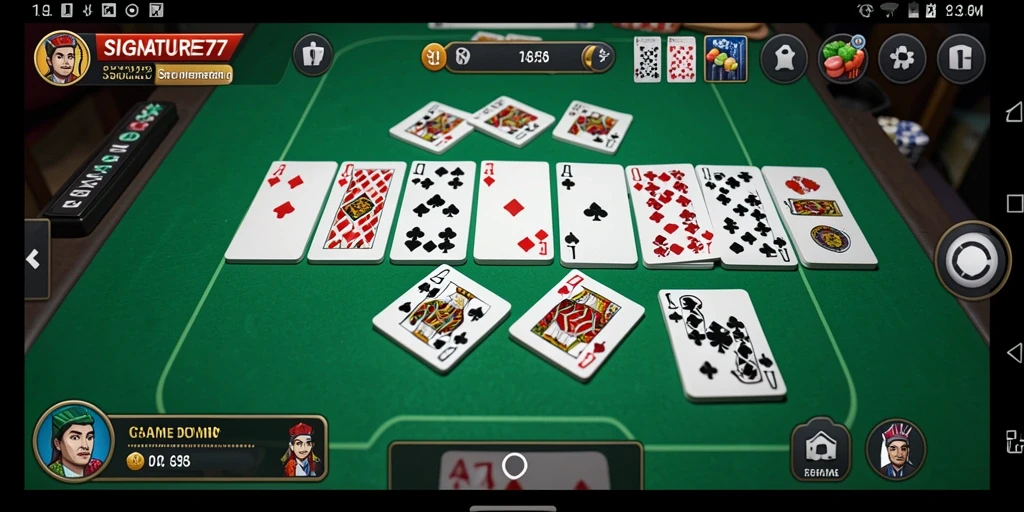 Tampilan gameplay SIGNATURE77 yang menegangkan dan seru.