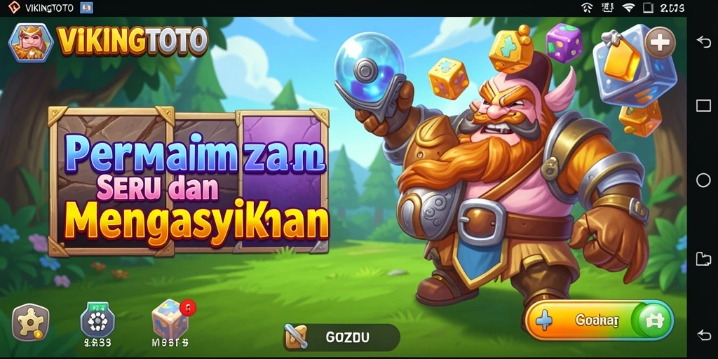 Tampilan gameplay menarik dari VIKINGTOTO dengan level puzzle yang menantang.